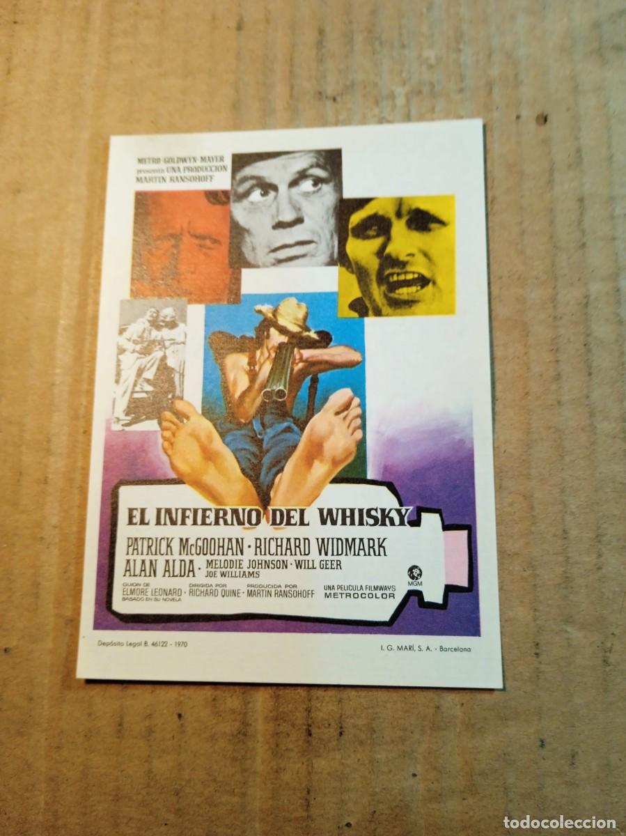 Cine: FOLLETO DE MANO SIN PUBLCIDAD EL INFIERNO DEL WHISKY