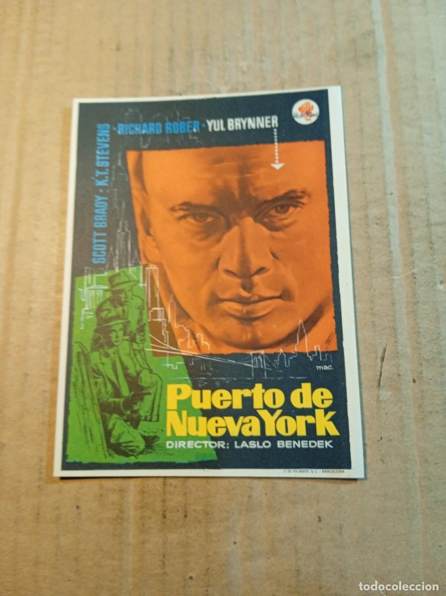 Cine: FOLLETO DE MANO SIN PUBLCIDAD PUERTO DE NUEVA YORK