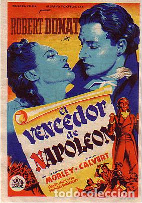 Cine: EL VENCEDOR DE NAPOLEON (Solig&oacute; con publicidad)