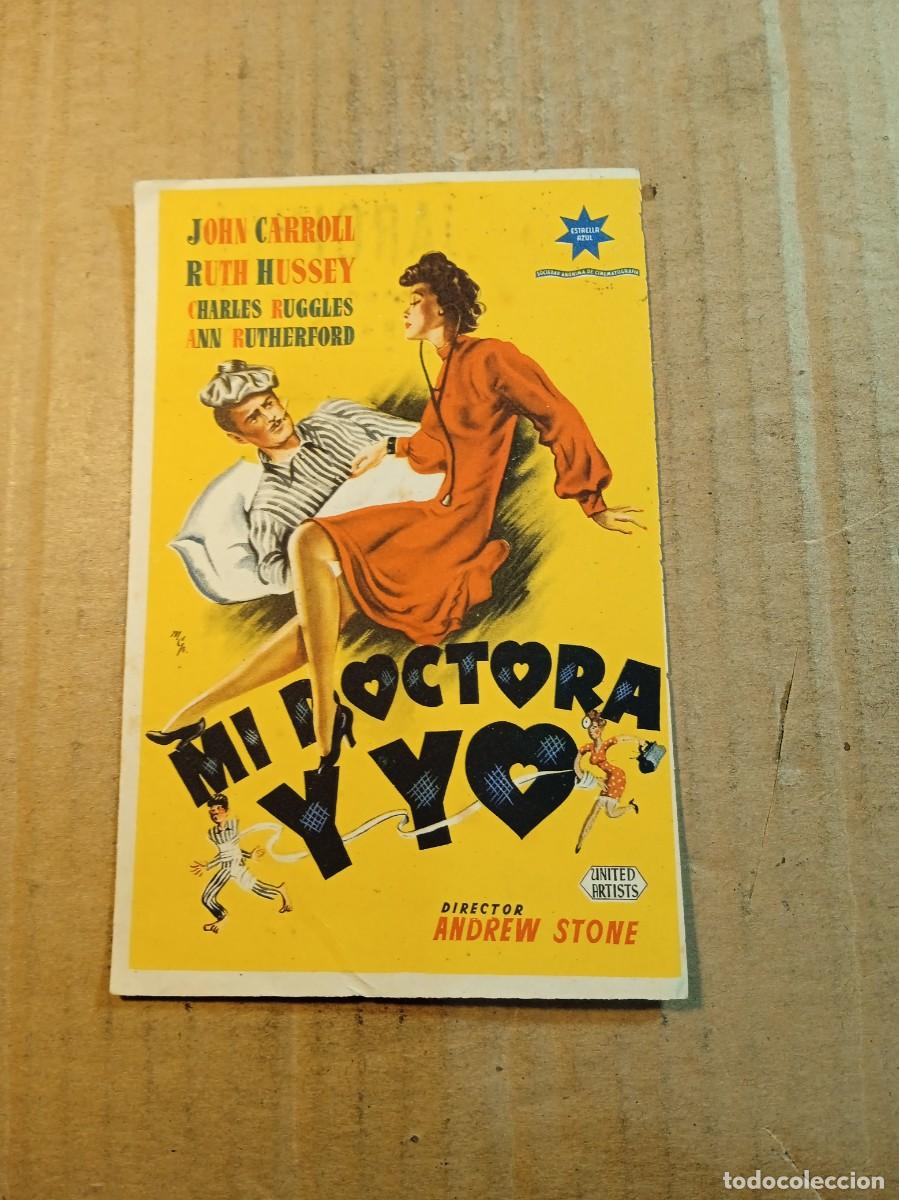 Cine: FOLLETO DE MANO SIN PUBLICIDAD MI DOCTORA Y YO