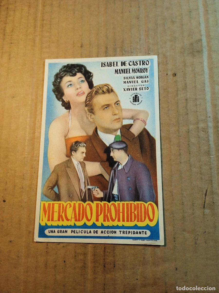 Cine: FOLLETO DE MANO SIN PUBLICIDAD MERCADO PROHIBIDO
