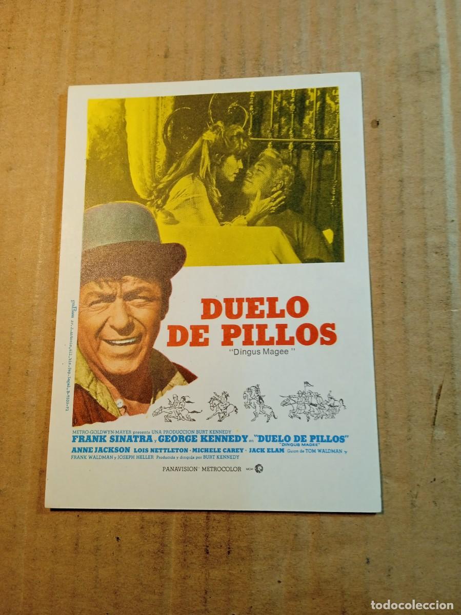 Cine: FOLLETO DE MANO SIN PUBLICIDAD DUELO DE PILLOS