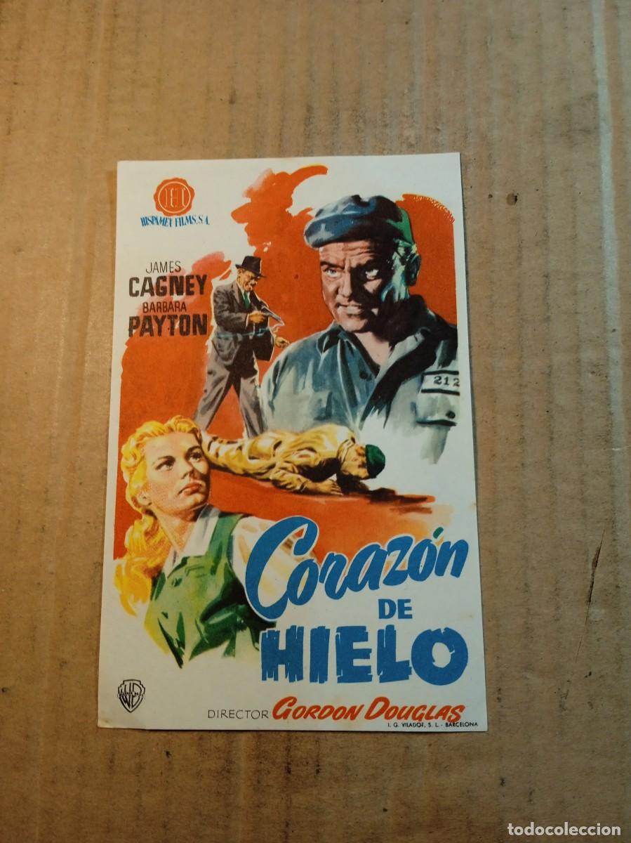 Cine: FOLLETO DE MANO SIN PUBLICIDAD CORAZON DE HIELO