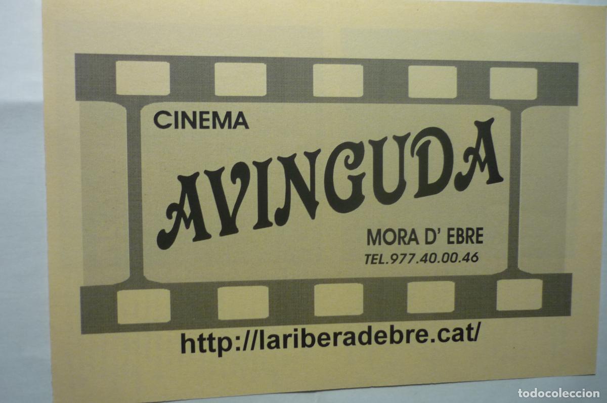 Cine: programa moderno local cinema avinguda .-mora d&acute;ebre