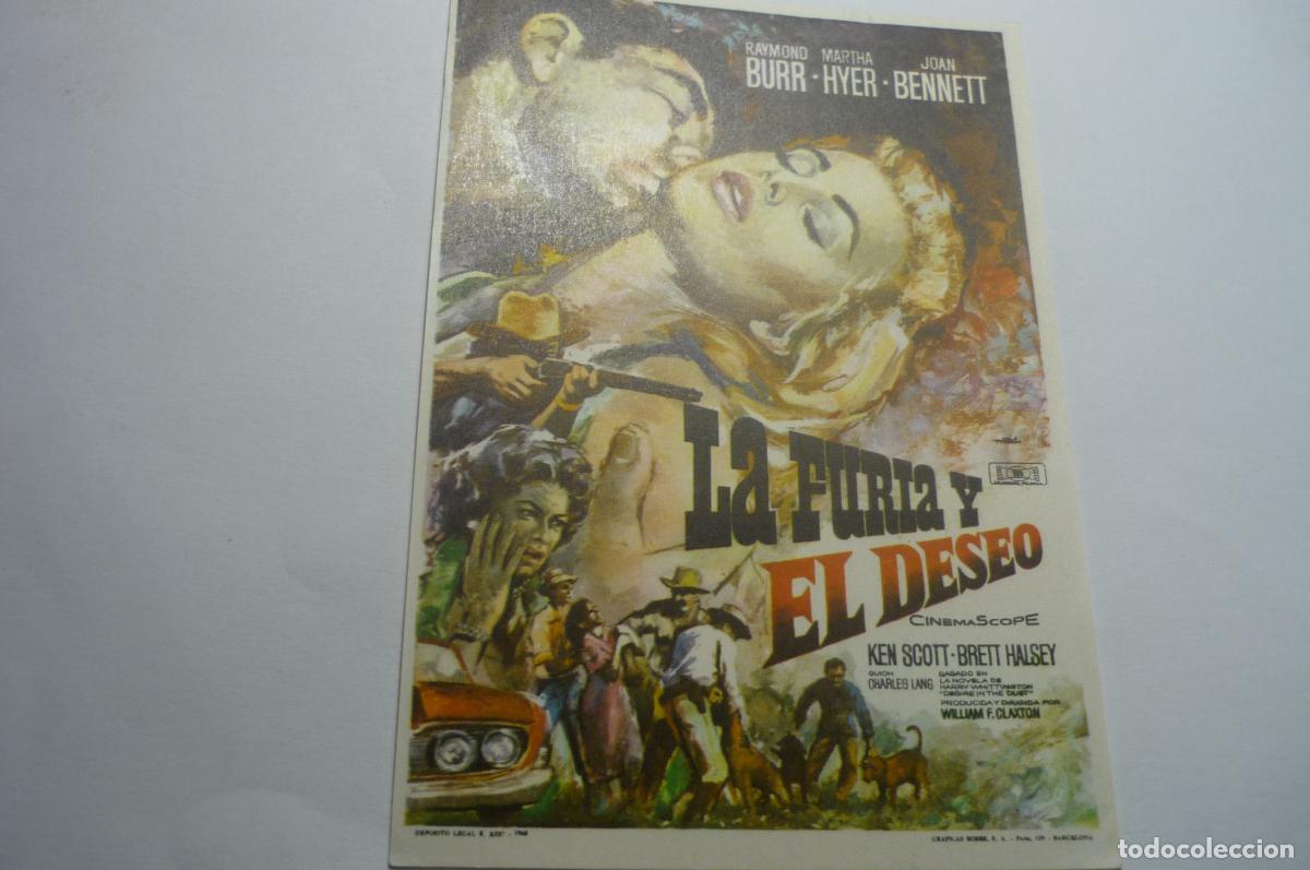 Cine: programa la furia y el deseo,.raymond burr - Foto 1