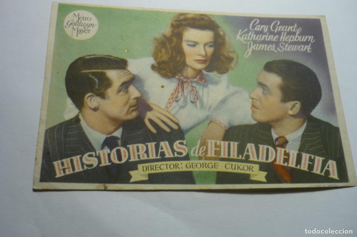 Cine: programa historia de filadelfia.-cary grant cine orpheo la canonja