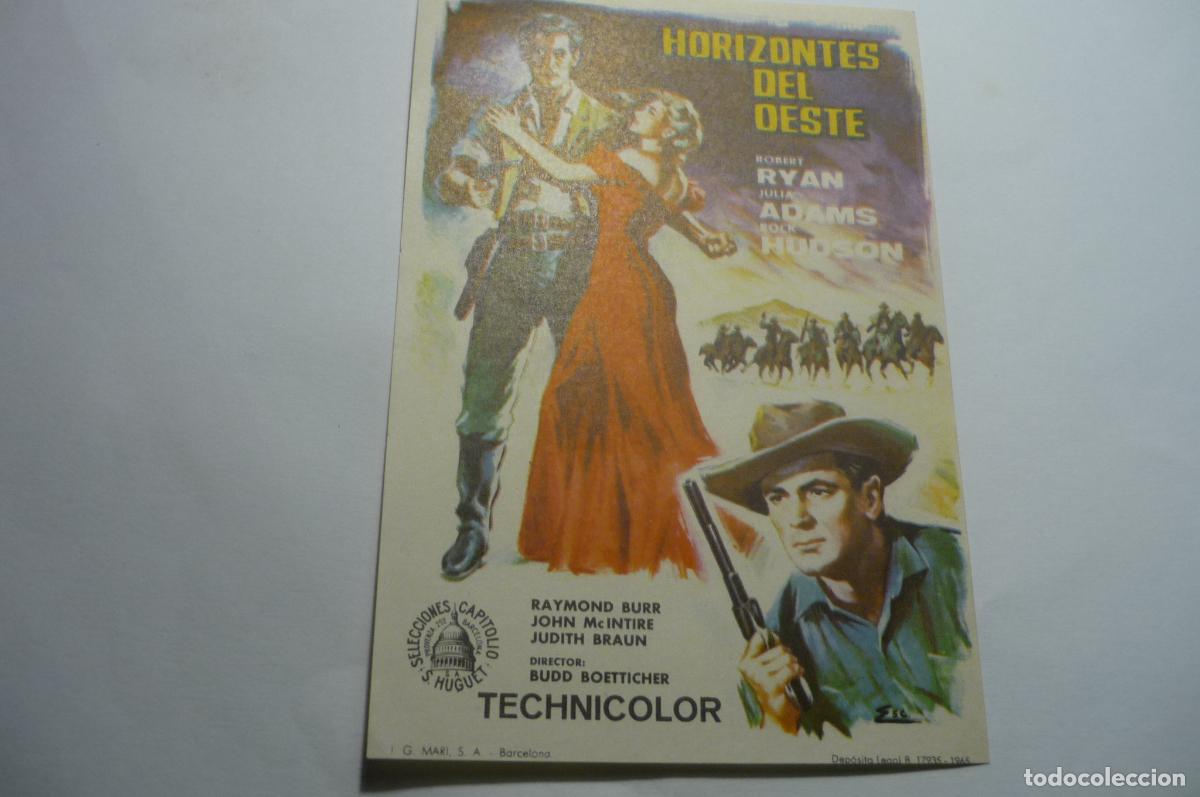 Cine: programa horizontes del oeste.-robert ryan