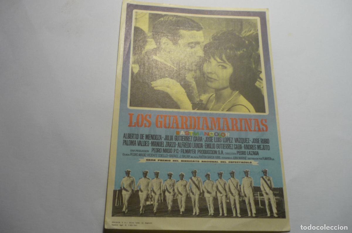 Cine: programa los guardamarinas l.luis lopez vazquez publicidad kursaal reus