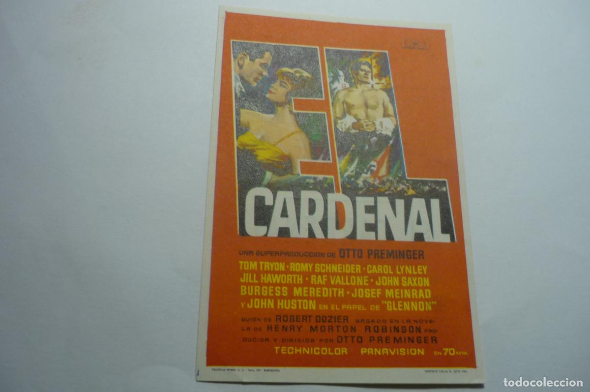 Cine: programa el cardenal .-raf vallone,.cine club.-altafulla