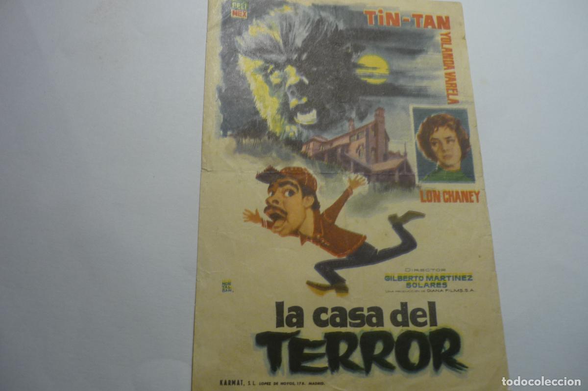 Cine: programa la casa del terror tin tan &iexcl;&iexcl;sello cine miramar puerto