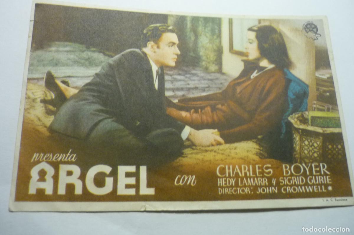 Cine: programa argel-charles boyer,teatro nuevo,.alforja