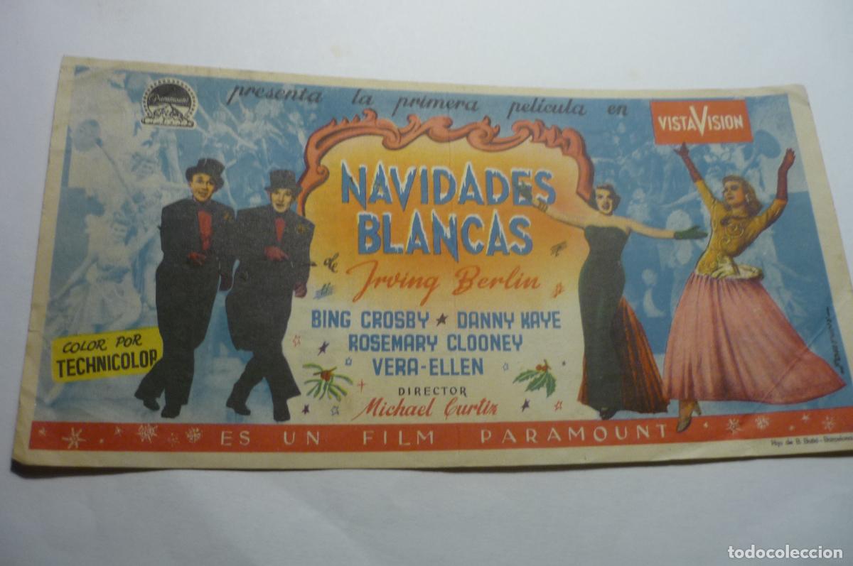 Cine: programa navidades blancas bing crosby publicidad - Foto 1
