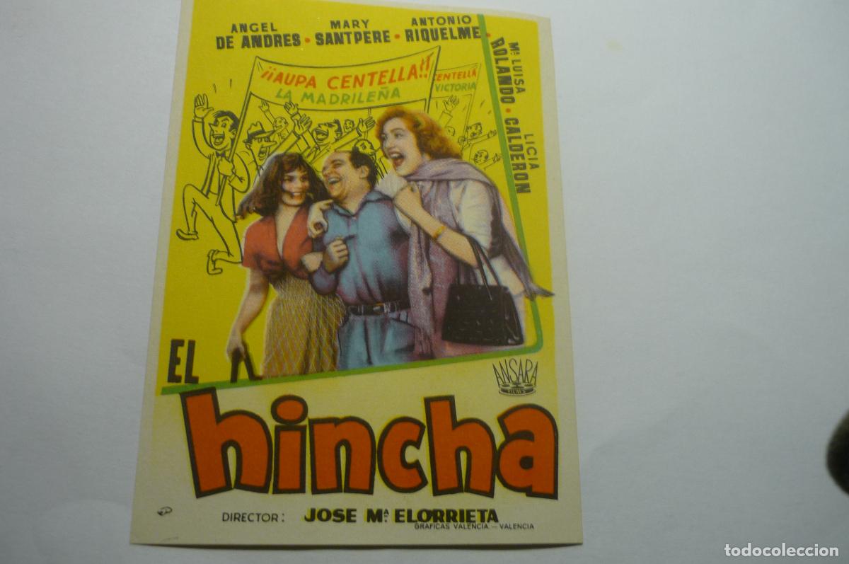Cine: programa el hincha,.mary santpere