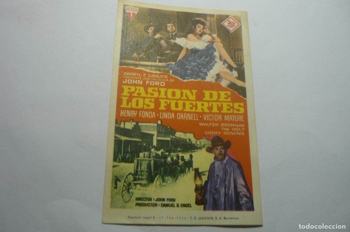 Cine: programa pasion de los fuertes,.henry fonda