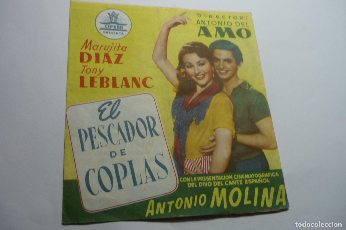 Cine: programa el pescador de coplas -cine sinducato pira