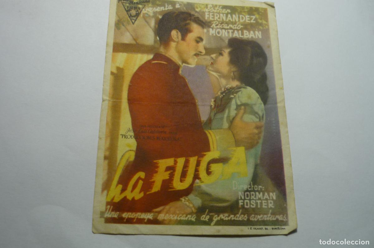 Cine: programa la fuga ricardo montalban publcidad