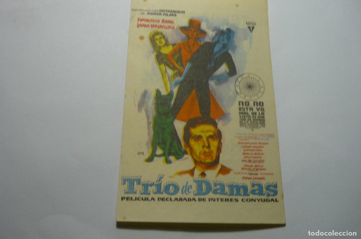 Cine: programa trio de damas -francisco rabal -publicidad - Foto 1