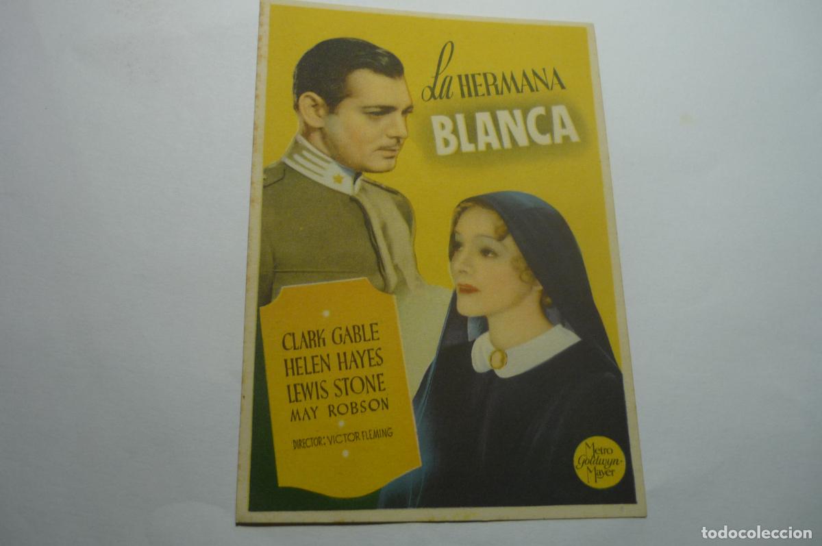 Cine: programa la hermana blanca clark gable