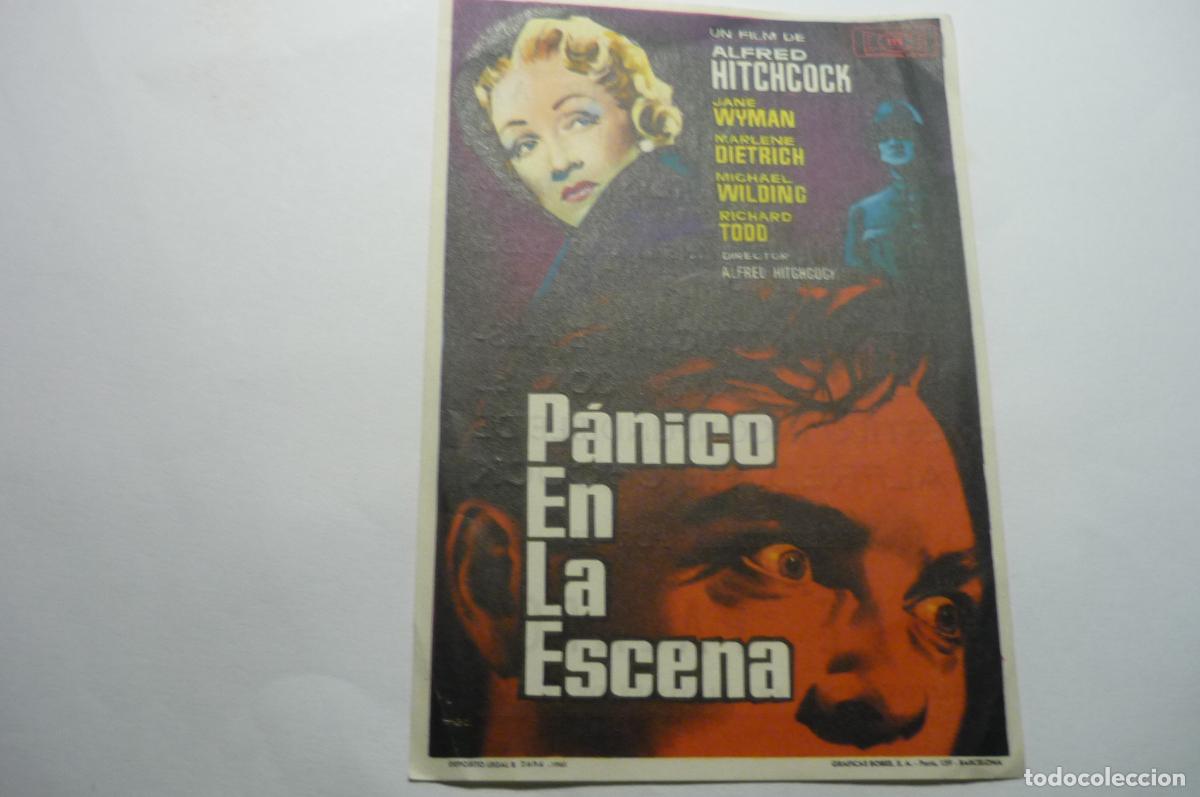 Cine: programa panico en la escena.-marlene districh-coso.-zaragoza