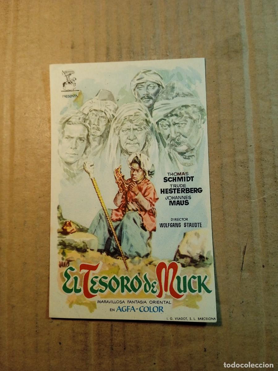 Folhetos de m&atilde;o de filmes antigos de cinema: FOLLETO DE MANO SIN PUBLCIDAD EL TESORO DE MUCK
