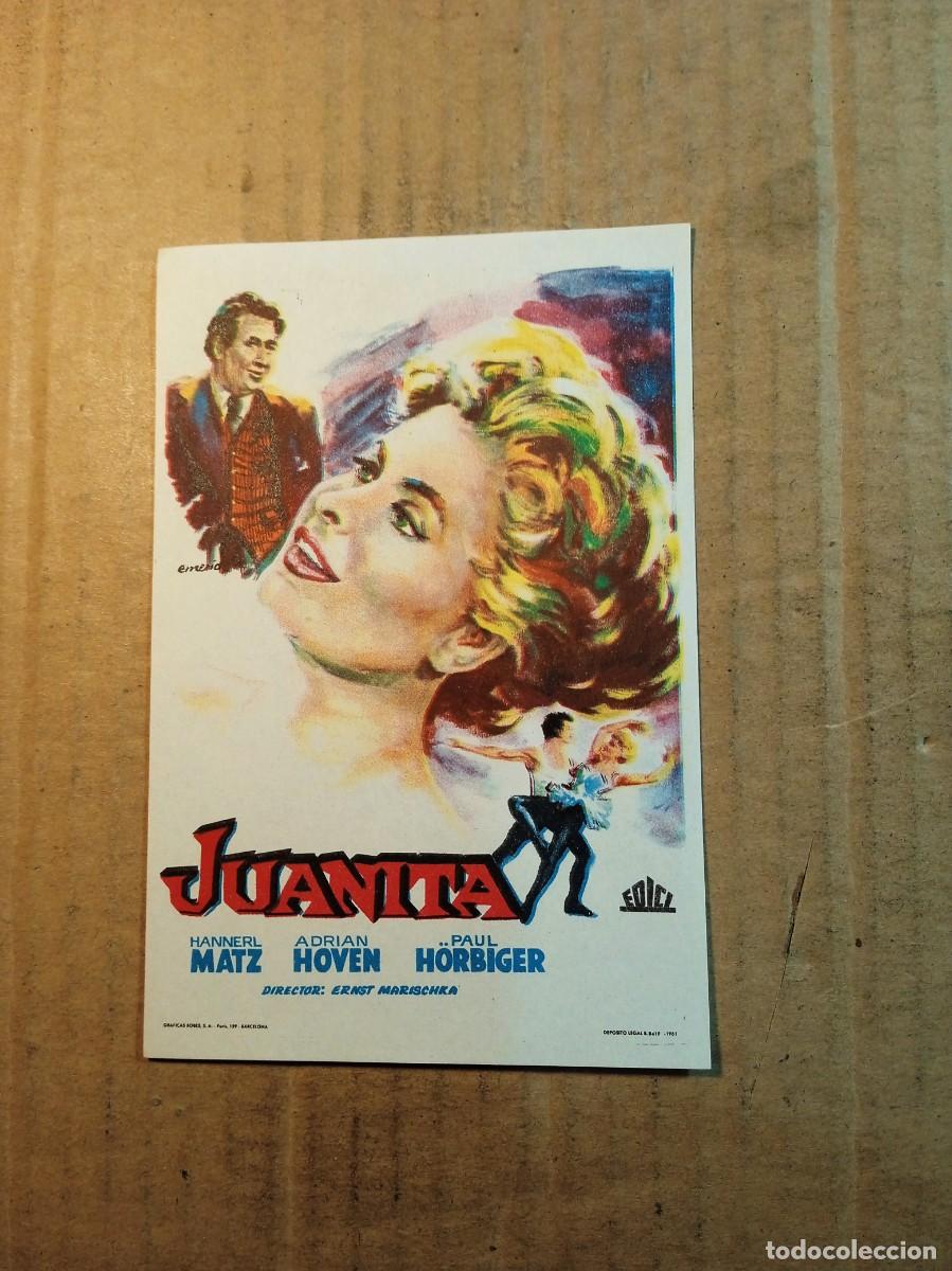 Cine: FOLLETO DE MANO SIN PUBLCIDAD JUANITA
