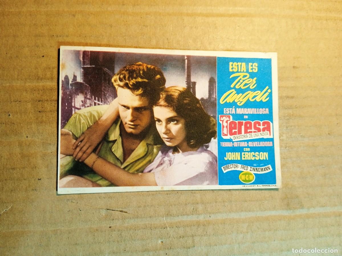 Cine: FOLLETO DE MANO SIN PUBLICIDAD TERESA LA HISTORIA DE UNA NOVIA