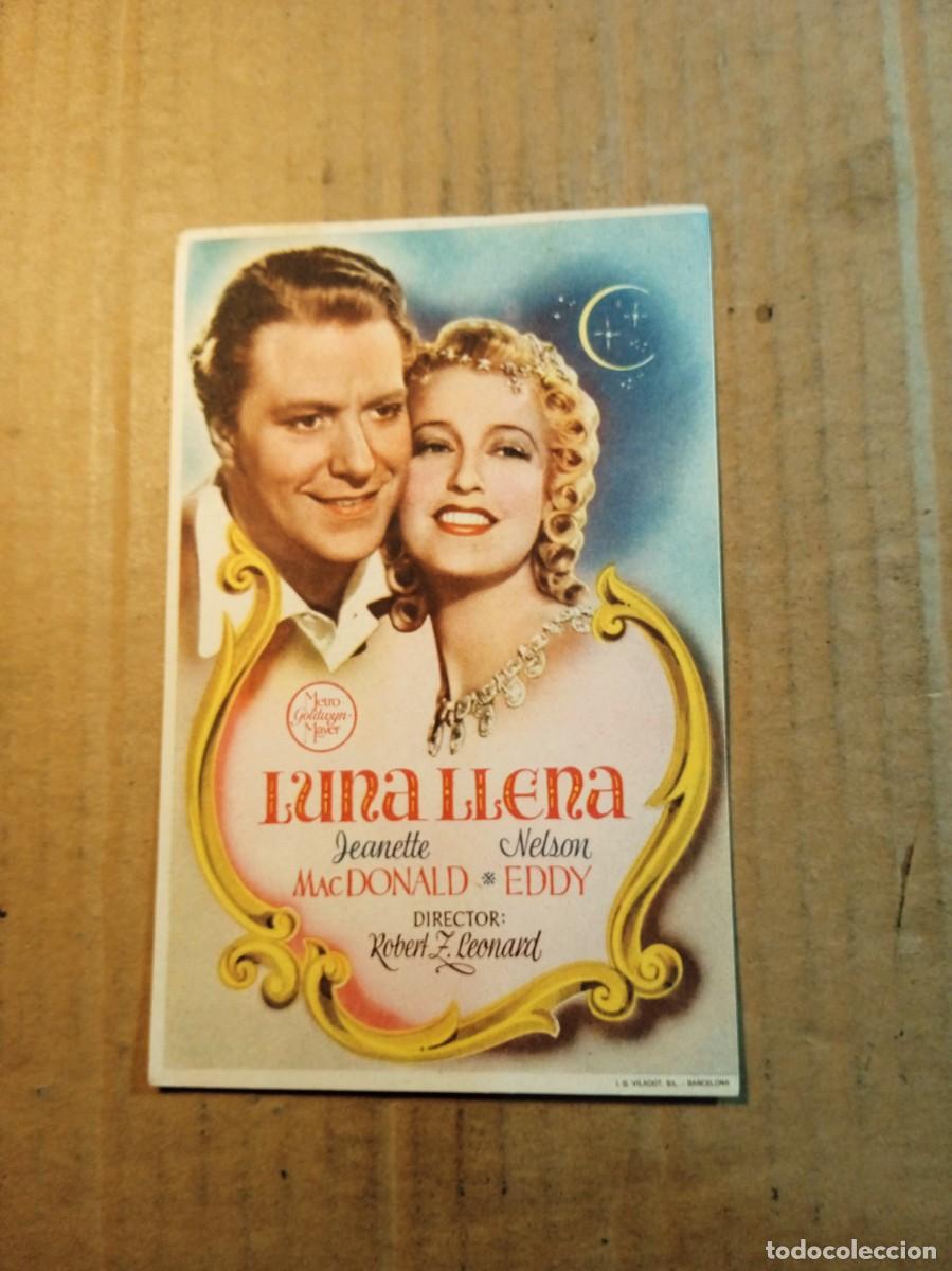 Cine: FOLLETO DE MANO SIN PUBLICIDAD LUNA LLENA