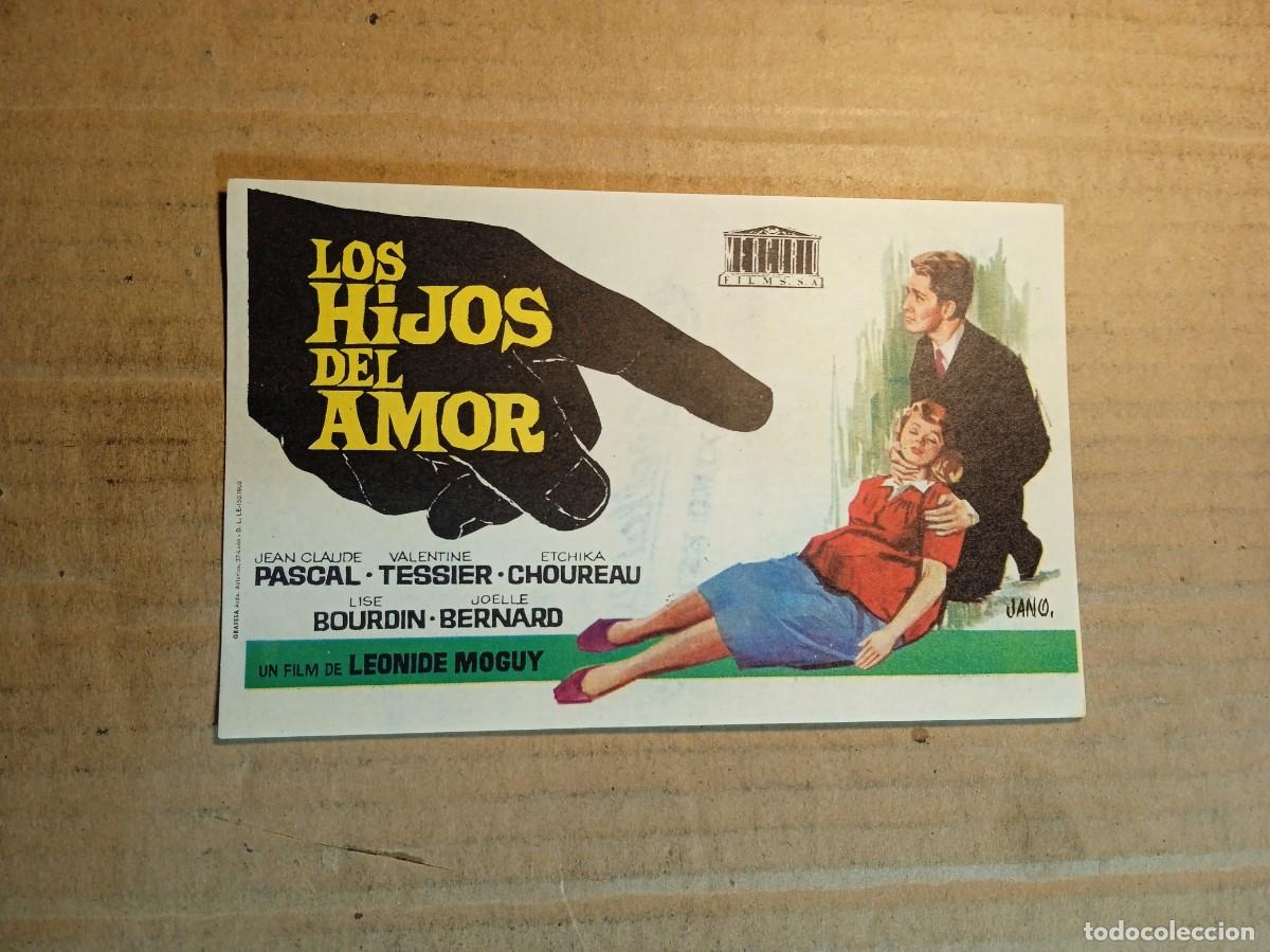 Cine: FOLLETO DE MANO SIN PUBLICIDAD LOS HIJOS DEL AMOR