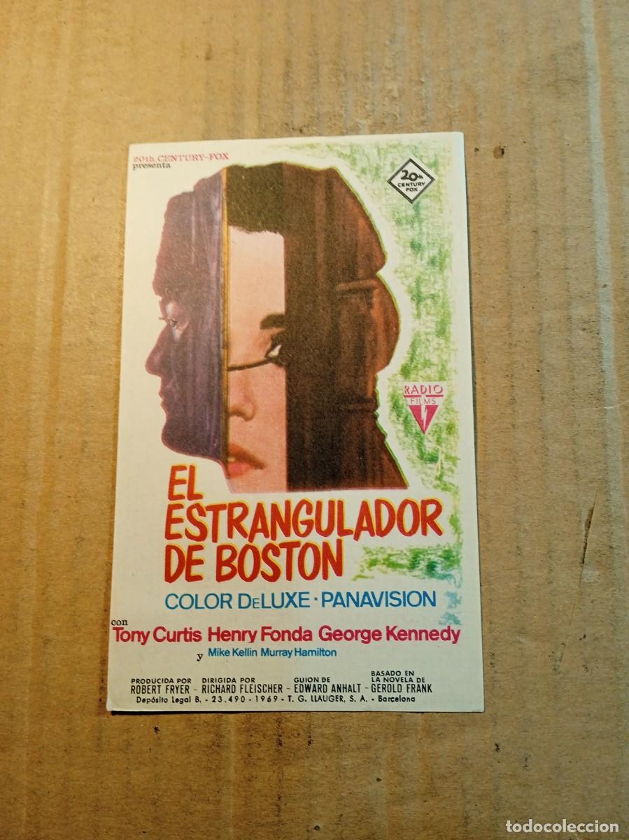 Kino: FOLLETO DE MANO SIN PUBLICIDAD EL ESTRANGULADOR DE BOSTON