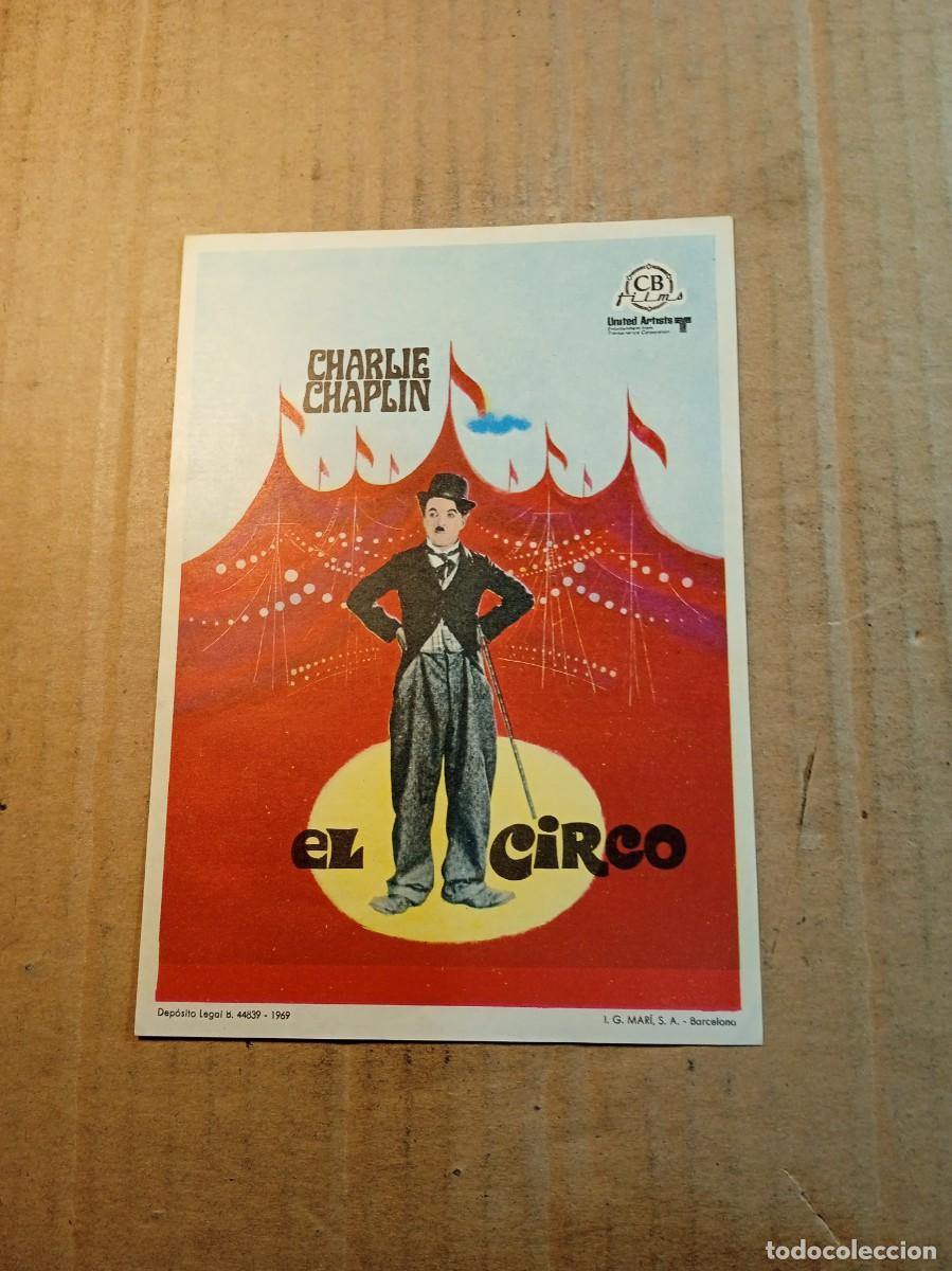 Cine: FOLLETO DE MANO SIN PUBLICIDAD EL CIRCO