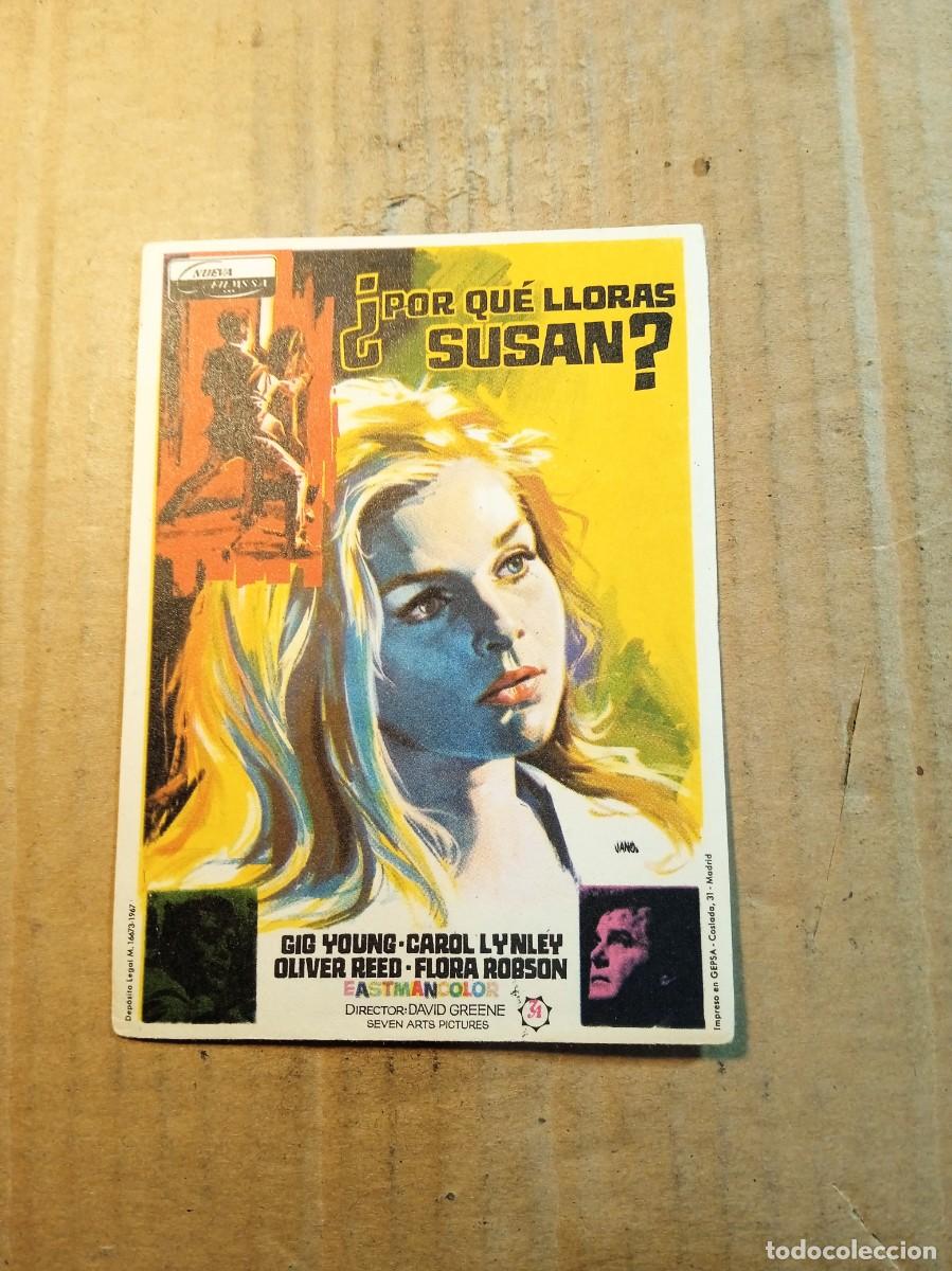 Cine: FOLLETO DE MANO SIN PUBLICIDAD &iquest;POR QUE LLORAS SUSAN?