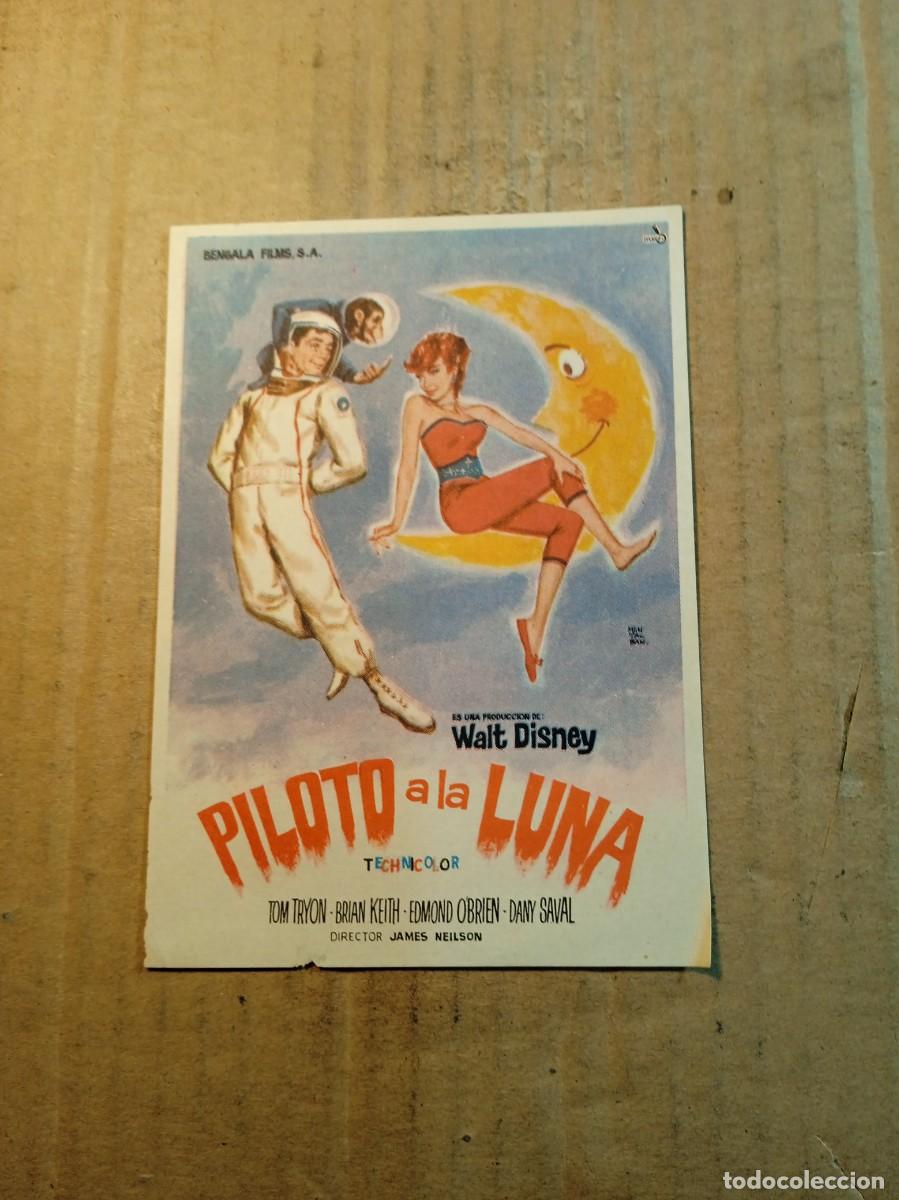 Cine: FOLLETO DE MANO SIN PUBLICIDAD PILOTO A LA LUNA