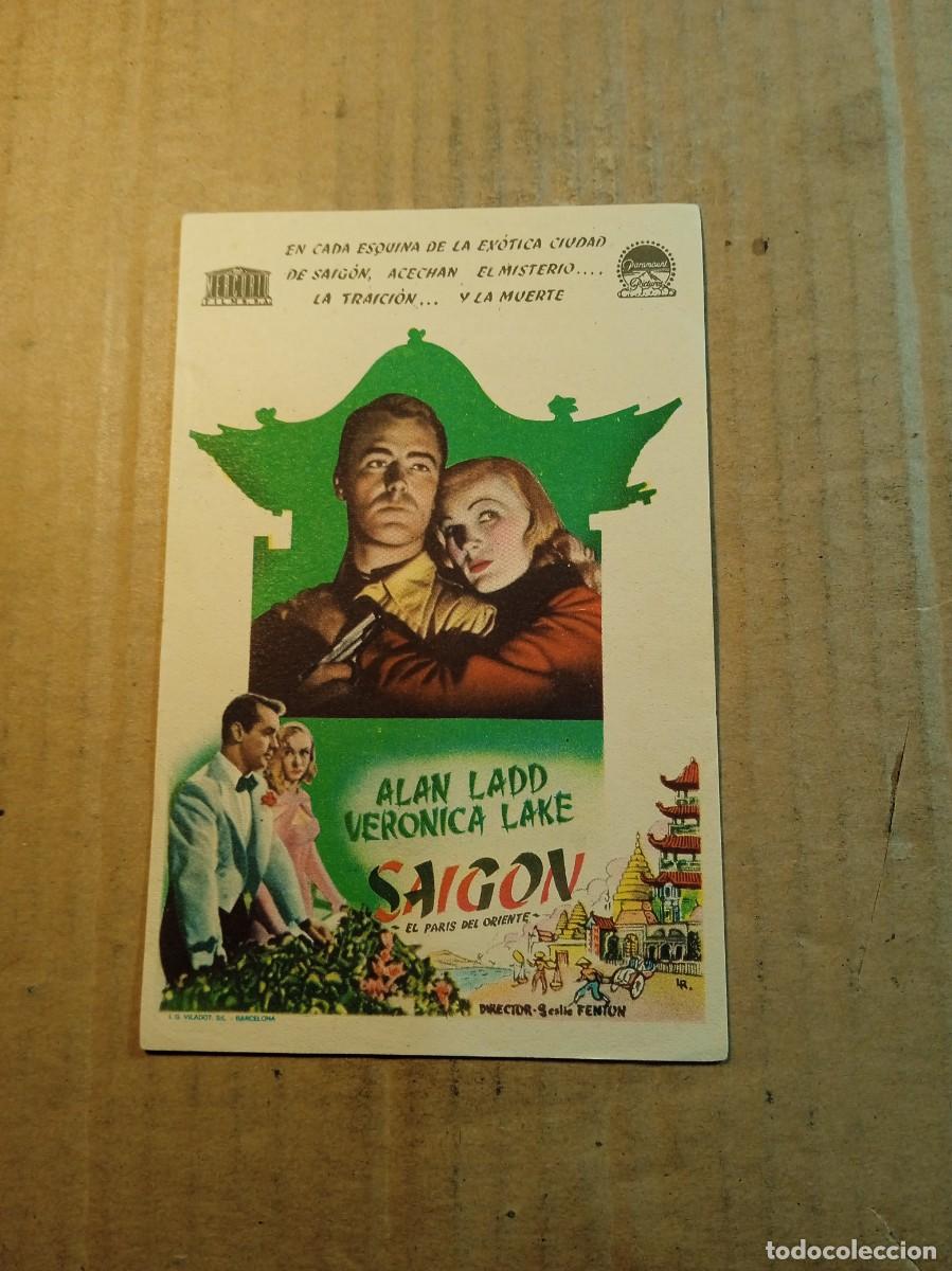 Cine: FOLLETO DE MANO SIN PUBLICIDAD SAIGON (EL PARIS DEL ORIENTE)