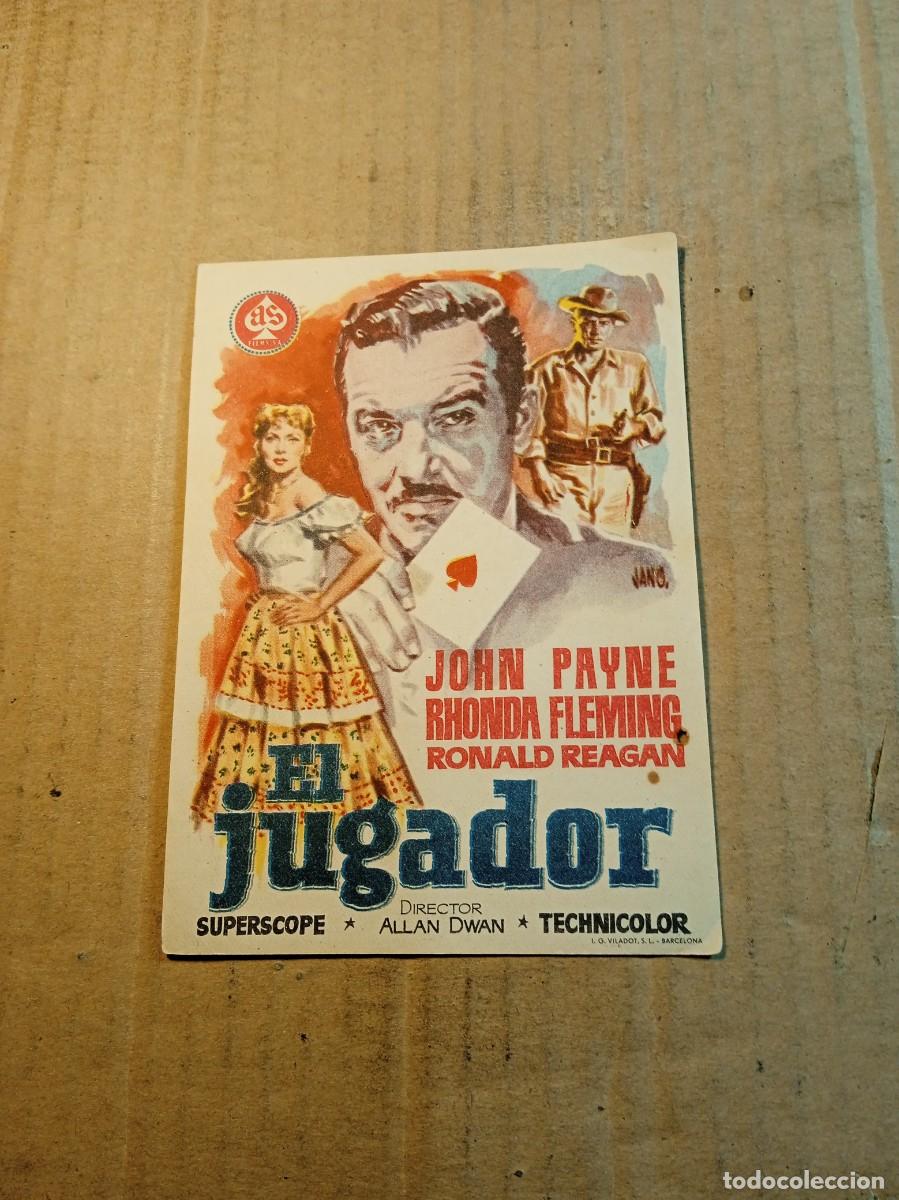 Cine: FOLLETO DE MANO SIN PUBLICIDAD EL JUGADOR