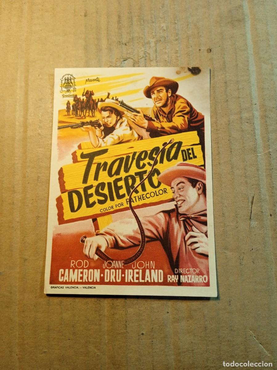 Cine: FOLLETO DE MANO SIN PUBLICIDAD TRAVESIA DEL DESIERTO