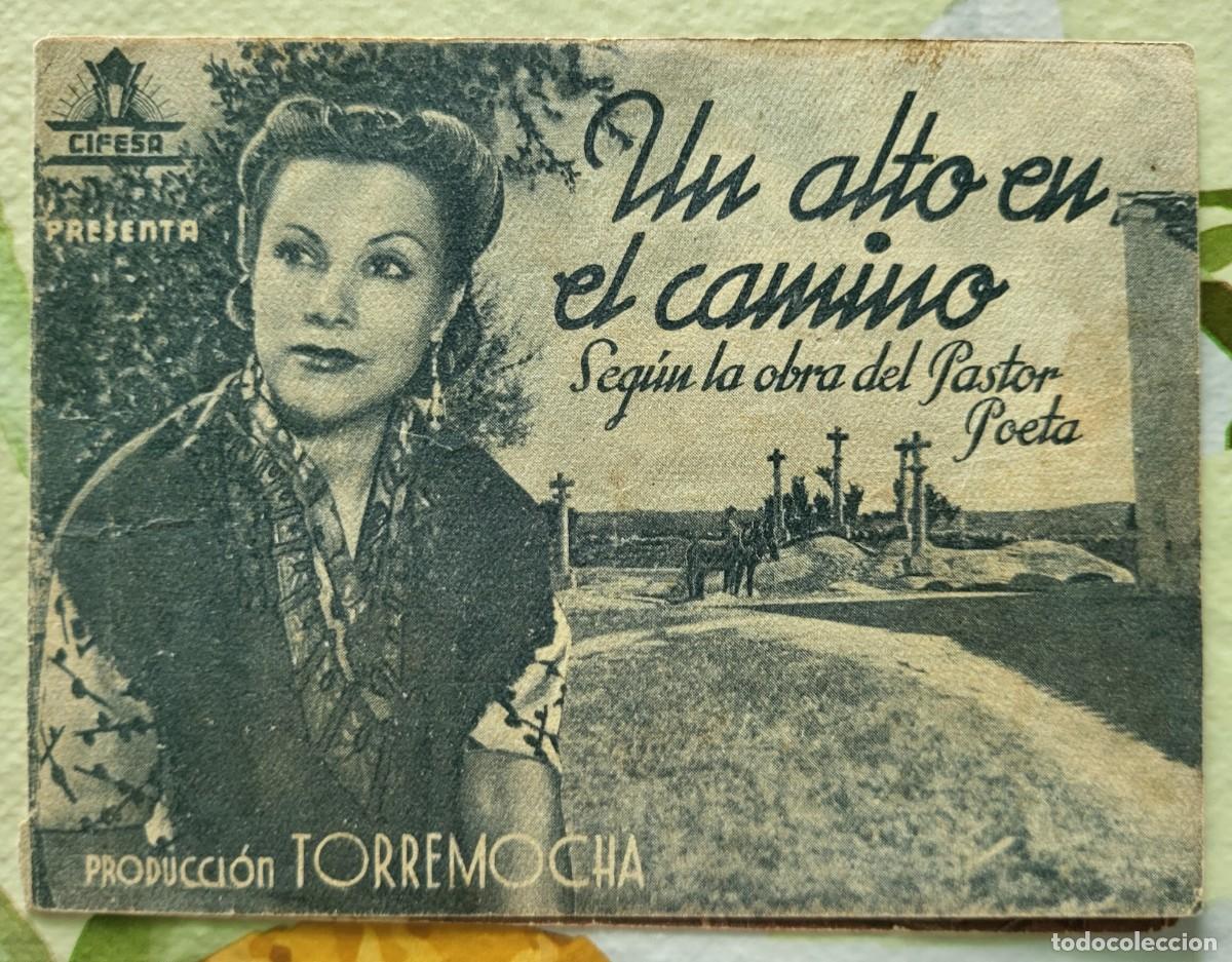 Cine: Lola Flores programa de mano doble de la pel&iacute;cula Un alto en el camino...