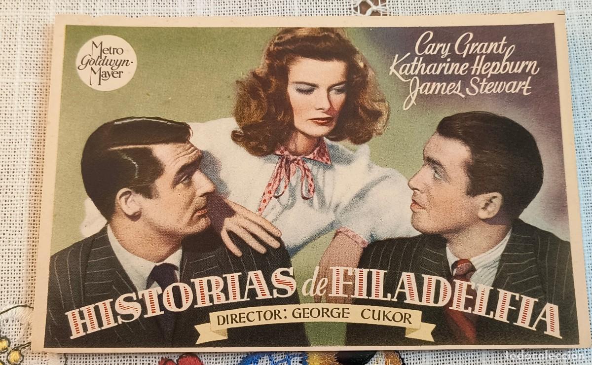Cine: CINE FOLLETO DE MANO - HISTORIAS DE FILADELFIA / KATHERINE HEPBURN