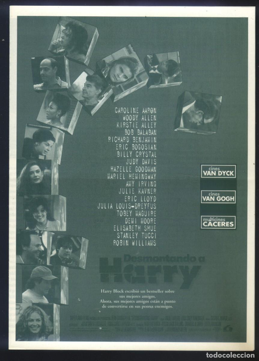 Cine: Q-10056- Desmontando a Harry (Deconstructing Harry) (DOBLE) (MULTICINES CACERES) Woody Allen