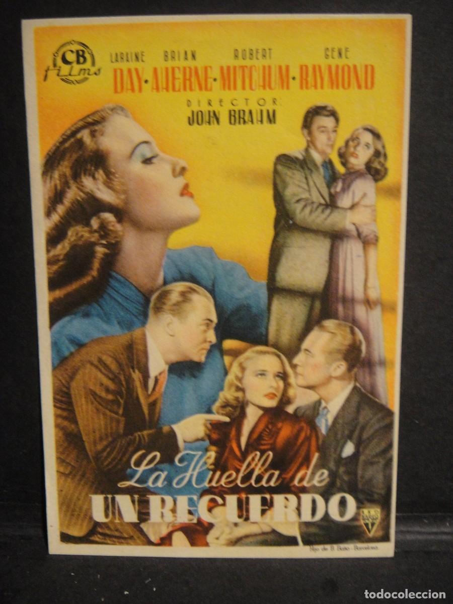 Cine: la huella de un recuerdo , folleto de mano , publicidad cines cristina - astoria