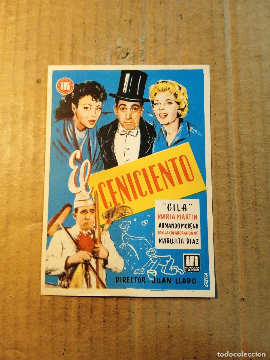 Cine: FOLLETO DE MANO SIN PUBLICIDAD EL CENICIENTO
