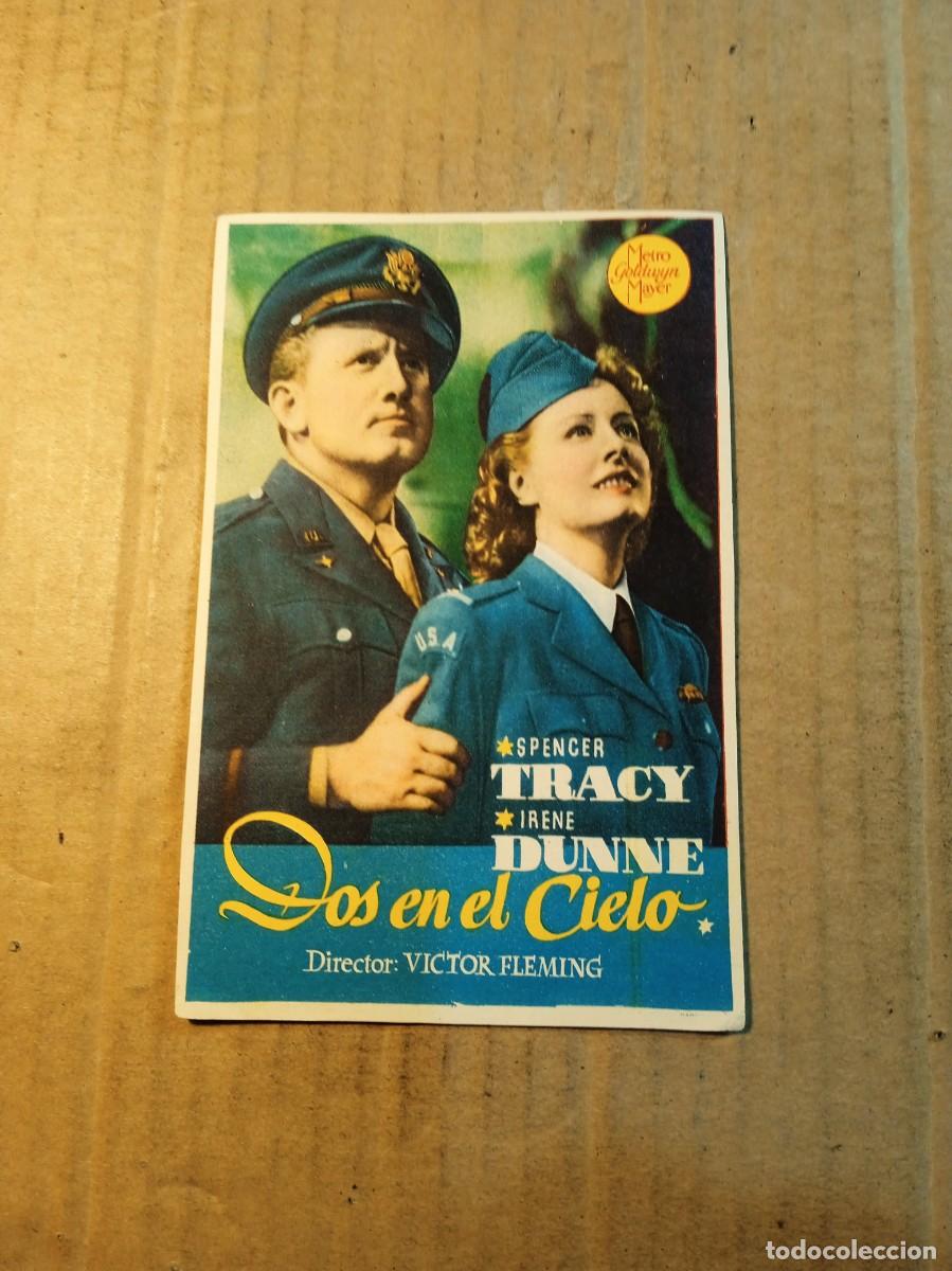 Cine: FOLLETO DE MANO SIN PUBLICIDAD DOS EN EL CIELO