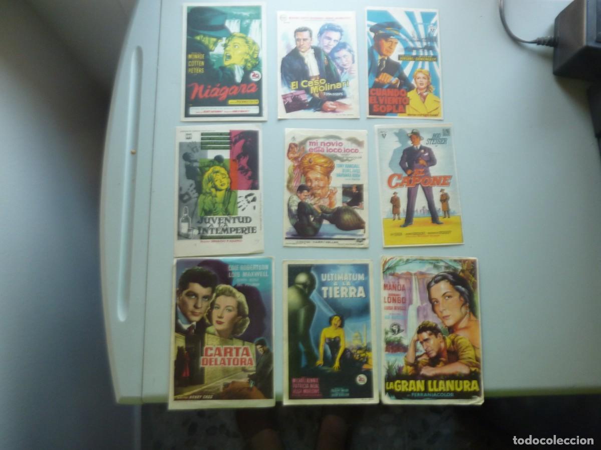 Cine: 20 Folletos de cine DIFERENTES TODOS SOLIGO con publicidad. MIRAR FOTOS