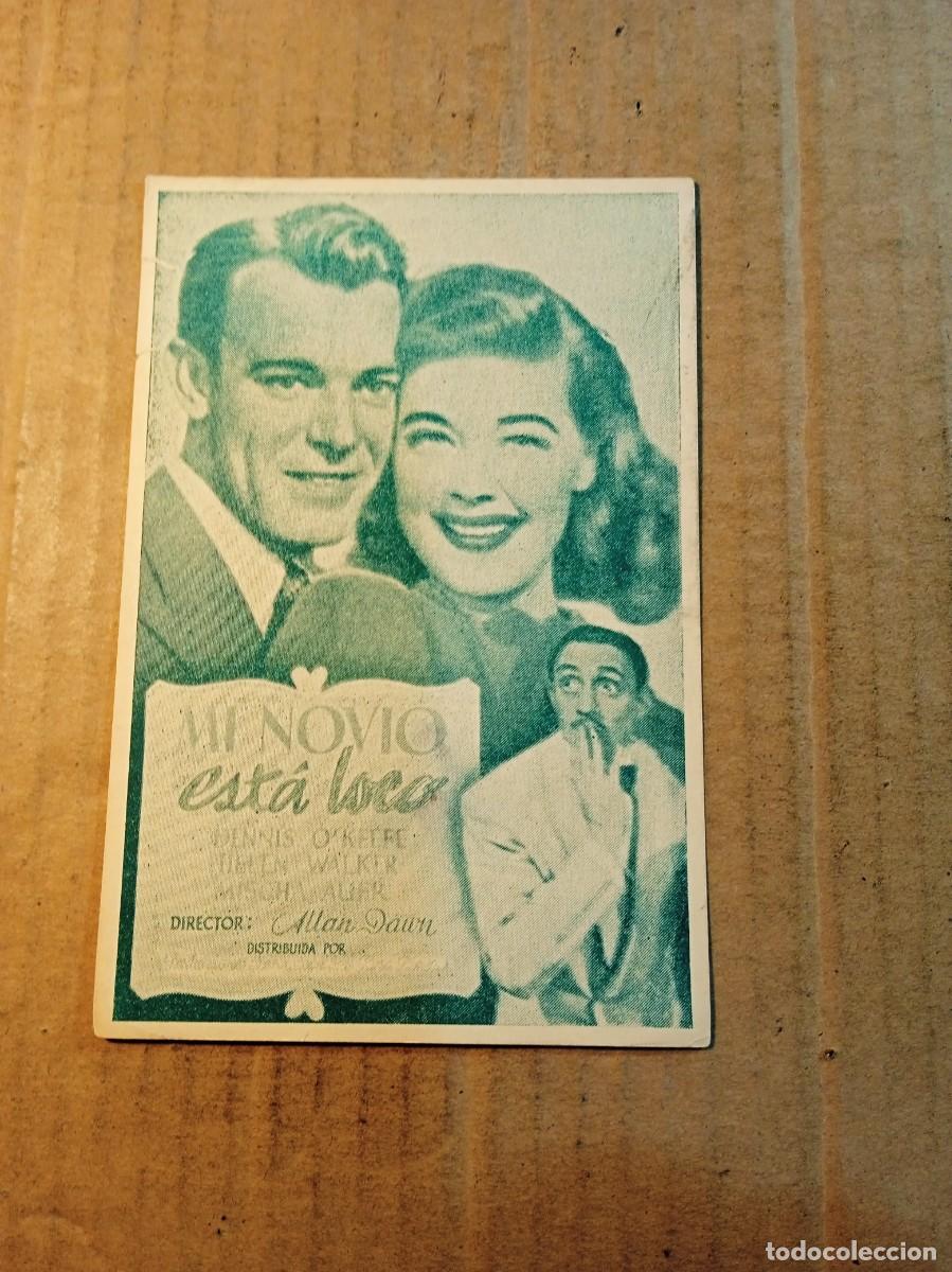 Cine: FOLLETO DE MANO SIN PUBLICIDAD MI NOVIO ESTA LOCO