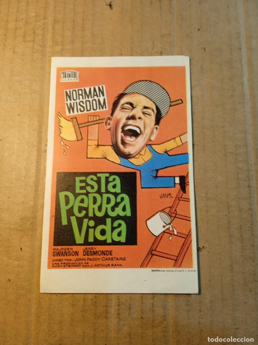 Cine: FOLLETO DE MANO SIN PUBLICIDAD ESTA PERRA VIDA