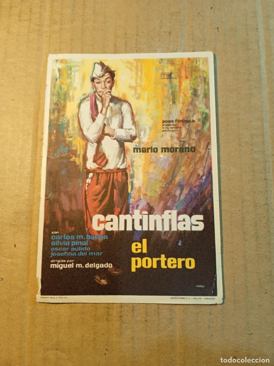 Cine: FOLLETO DE MANO SIN PUBLICIDAD CANTINFLAS EL PORTERO