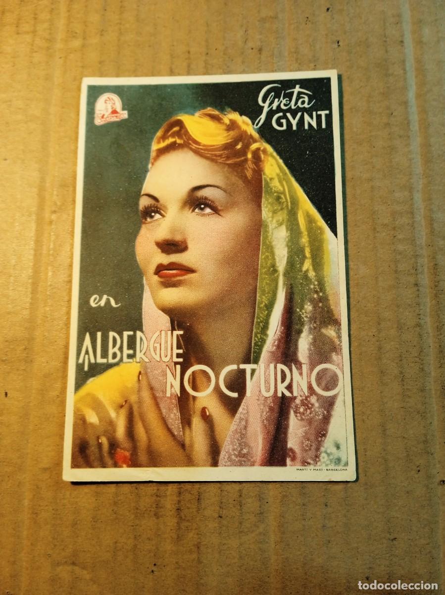Cine: FOLLETO DE MANO SIN PUBLICIDAD ALBERGUE NOCTURNO