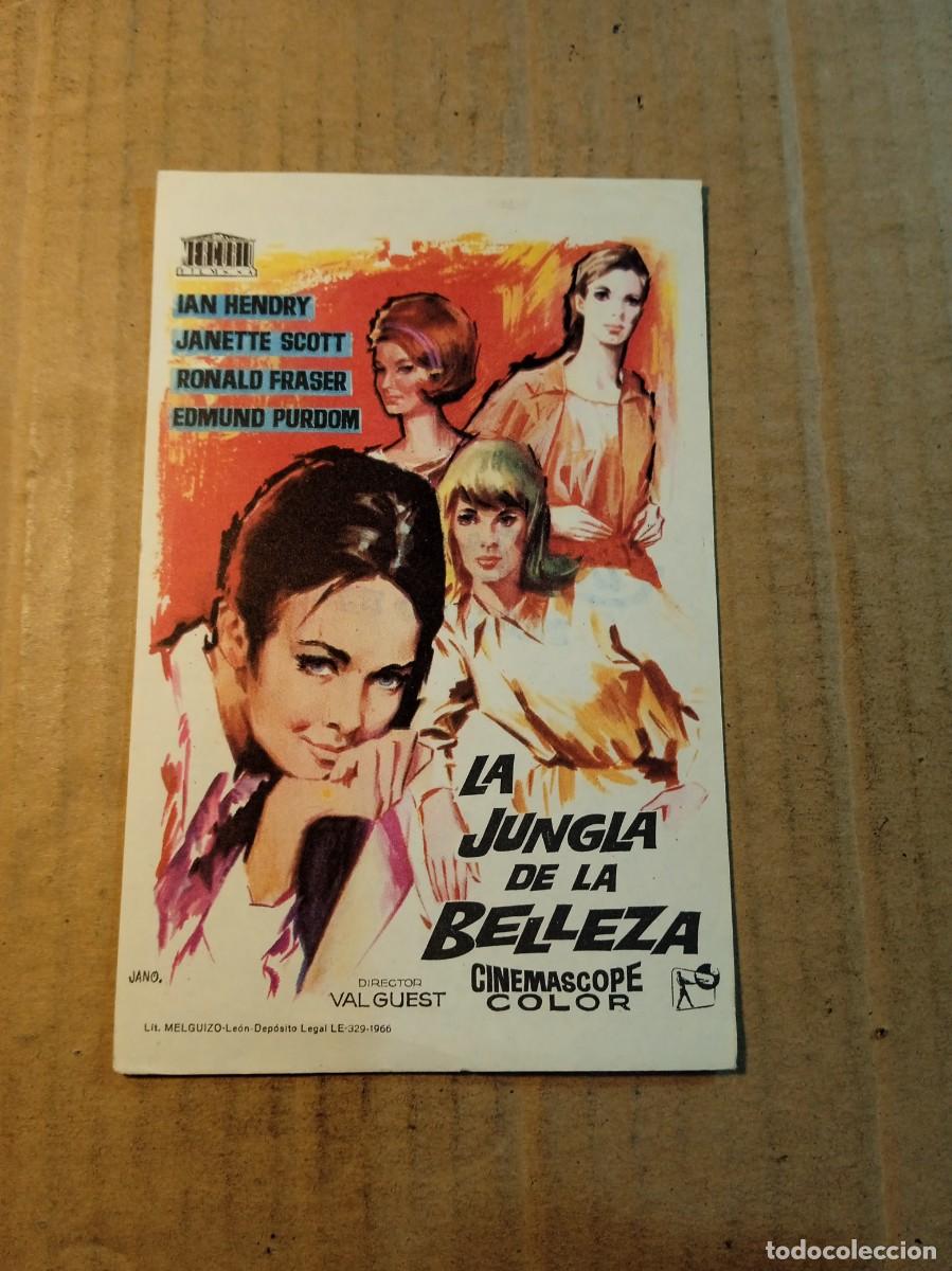 Cine: FOLLETO DE MANO SIN PUBLICIDAD LA JUNGLA DE LA BELLEZA