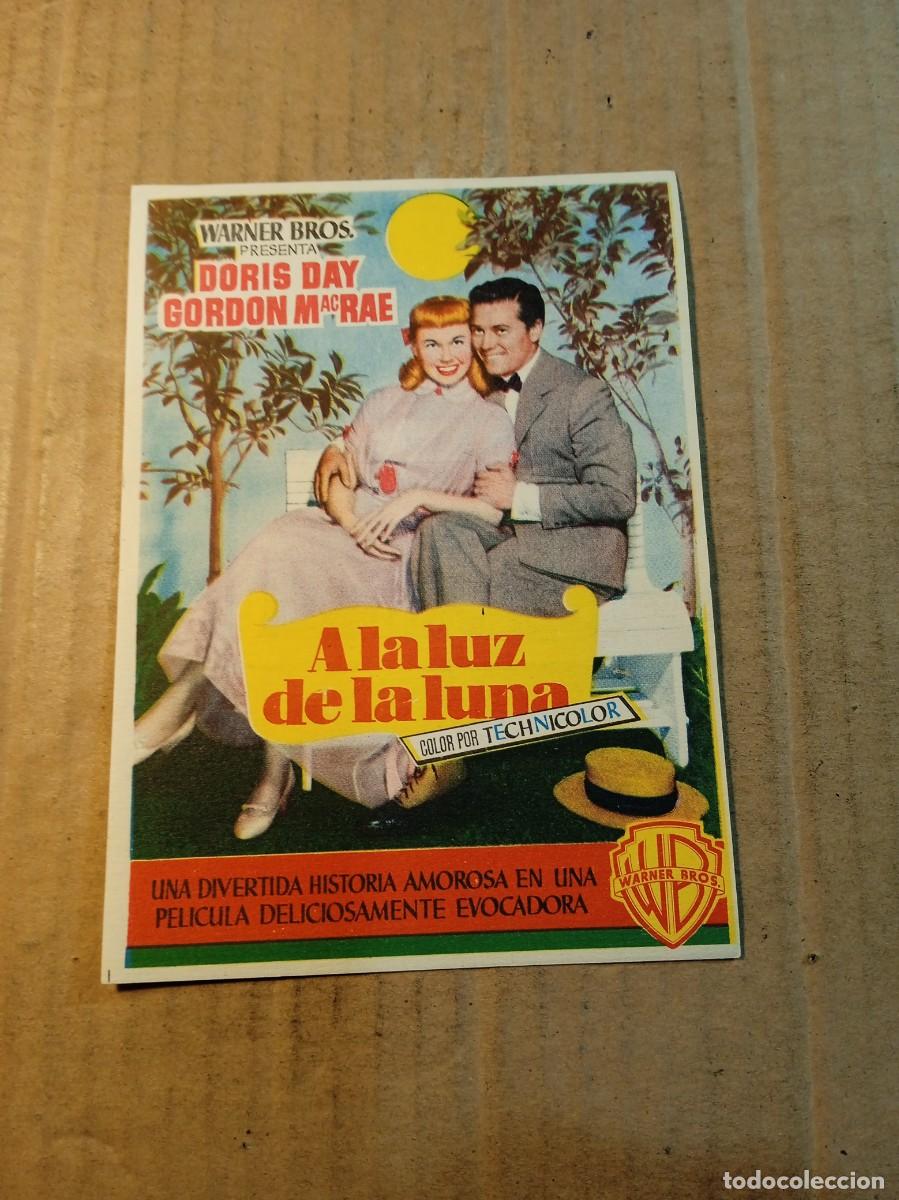 Cine: FOLLETO DE MANO SIN PUBLICIDAD A LA LUZ DE LA LUNA