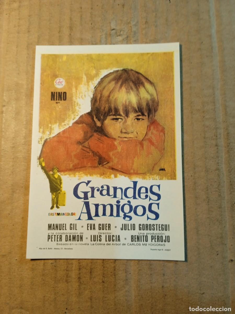 Cine: FOLLETO DE MANO SIN PUBLICIDAD GRANDES AMIGOS