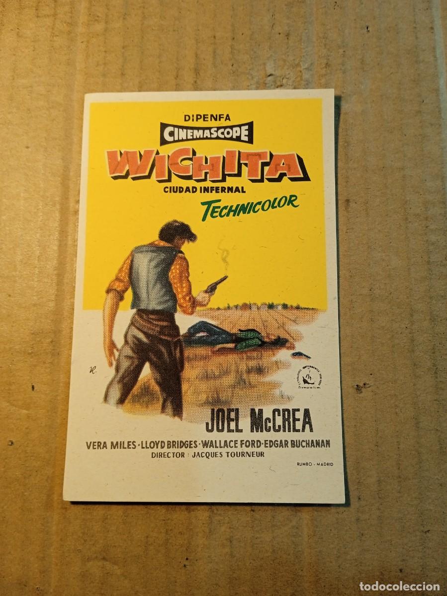 Cine: FOLLETO DE MANO SIN PUBLICIDAD WICHITA CIUDAD INFERNAL
